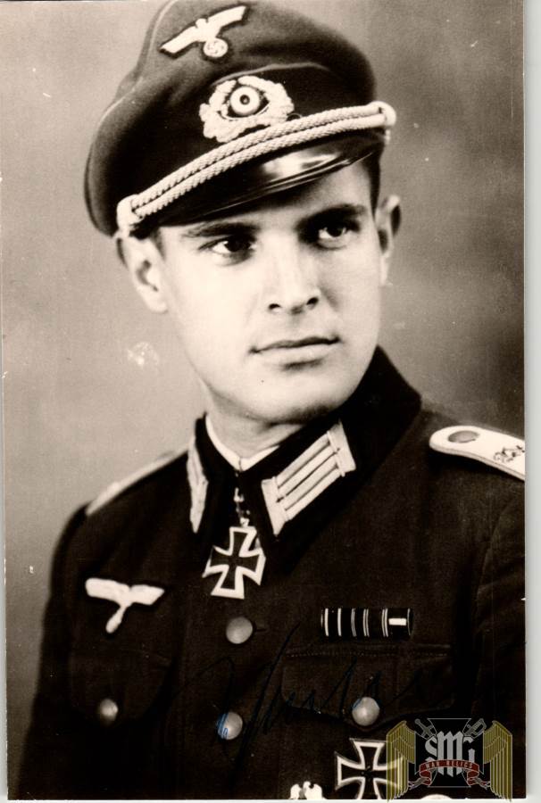 Werner Beschnidt Knights cross winner signature