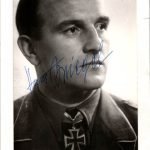 Hans Briegel (x2) Knights cross winner signatures