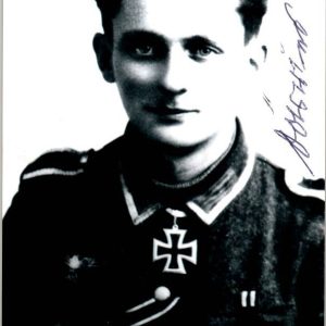 Josef Dörries Knights cross winner signature