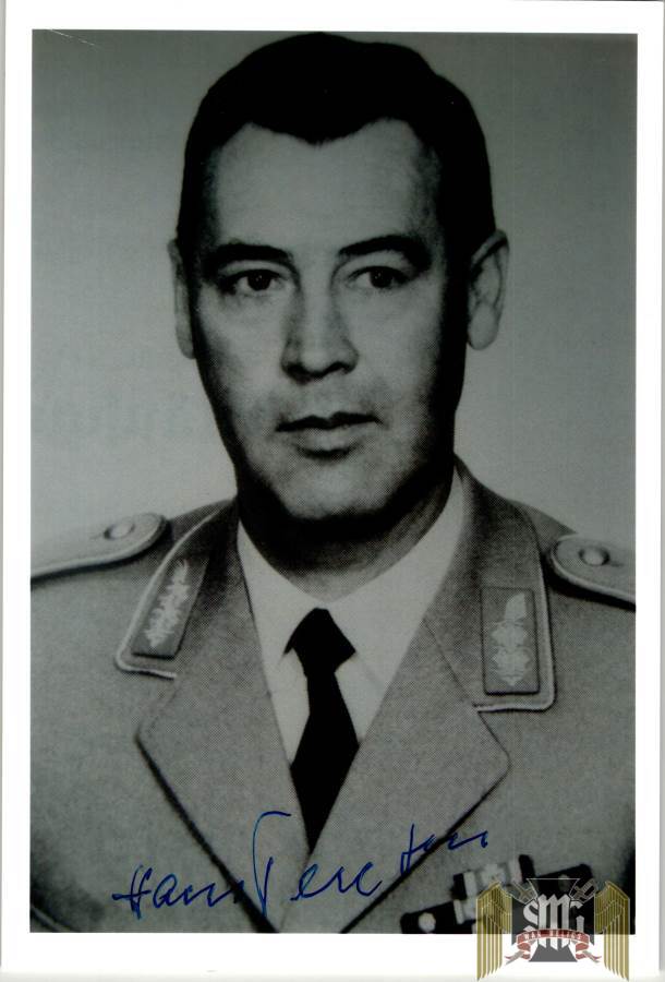Hans Teusen Paratrooper Knights cross winner signature