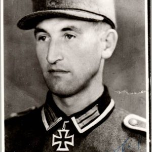 Karl Thiel Knights cross winner signature