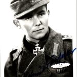 Helmut Thierfelder Knights cross winner signature