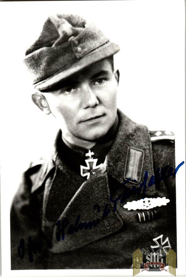Helmut Thierfelder Knights cross winner signature