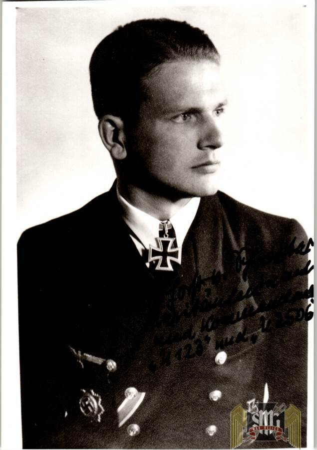 Horst von Schroeter signature Knights Cross winner