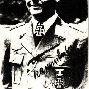 General Josef Kammhuber signature Knights Cross winner