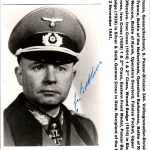 SMGM-3528 General Erwin Jollasse signature Knights Cross winner