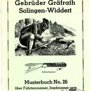 GEBRUDER GRAFRATH DAGGER AND HUNTING KNIFE CATALOG