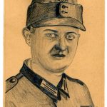 German Heer Soldier portrait in Pencil