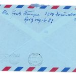 Erich Stumpe Knights Cross Winner Signed (x2) photo W/envelope to Emilie Caldwell Stewart