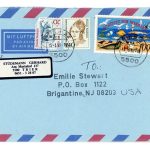 Gerhard Stüdemann Knights Cross Winner signatures W/Envelope to Emilie Caldwell Stewart