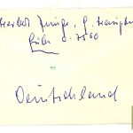 Herbert Junge – schwere Flak-Abteilung Knights Cross winner signatures (3) Letters, envelope to Caldwell Stewart