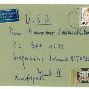 Herbert Junge – schwere Flak-Abteilung Knights Cross winner signatures (2) Letter, envelope