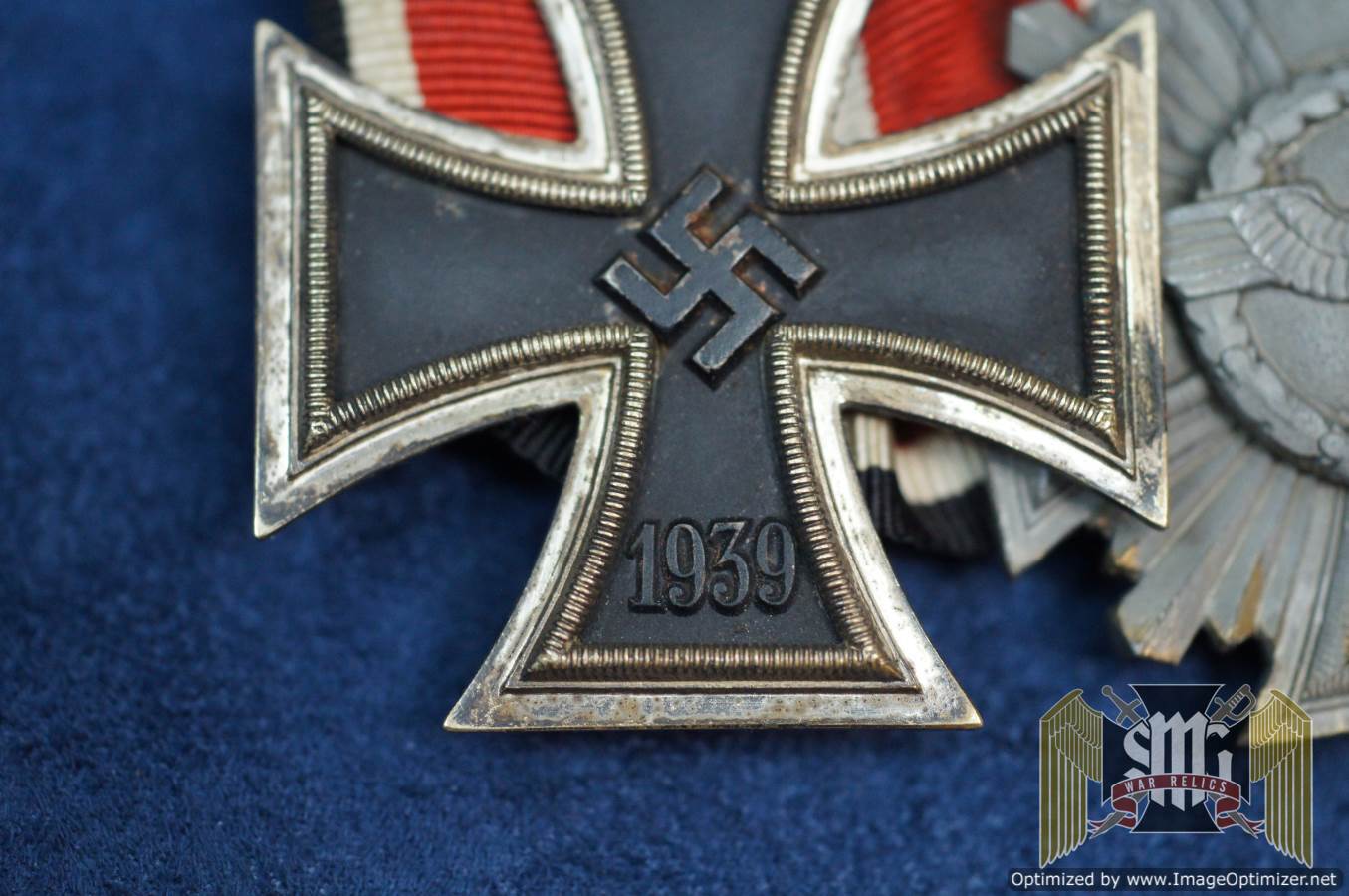 3pc medal Bar EK2, 10 yr NSDAP, Entry into sudentenland