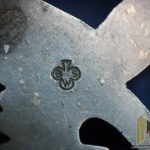 Luftwaffe Radio Operator Gunner Badge in Nickel Silver by BSW Repaired pin