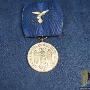 Luftwaffe 4 year Parade mount Medal