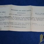 Numbered and Cased WW2 era purple heart by Rex Products with Hospital Extract