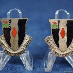 60th infantry DI pin matched pair German made