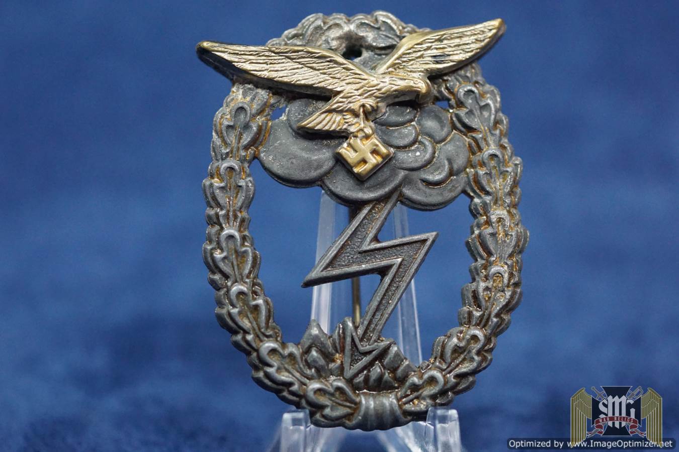 Luftwaffe Ground assault badge by repaired hardware