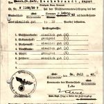 Iron Cross 2nd Class Document with Rear Admiral ERNST LUCHT signature (knights cross winner)