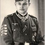 SMGM-3734 Albert Fabritius signature Knights Cross Winner