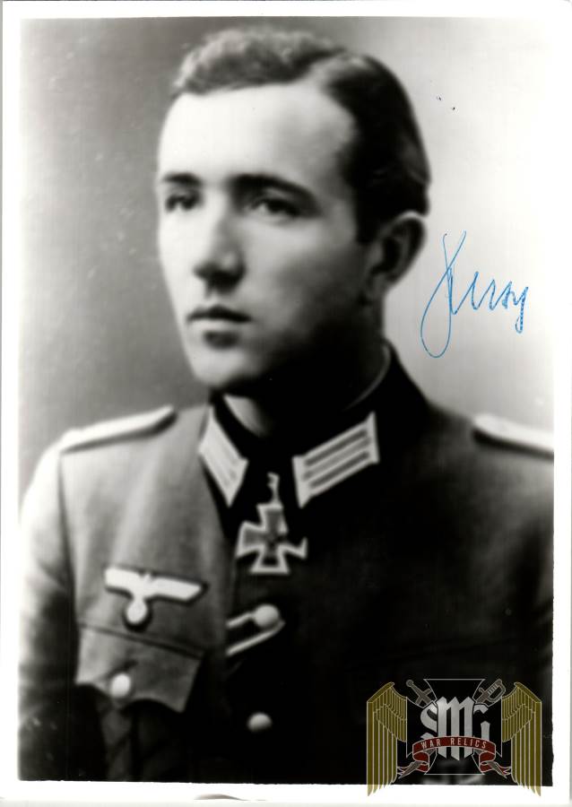 Hans Kurz Knights Cross holder signature