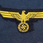 Kriegsmarine Overseas cap eagle in Bevo