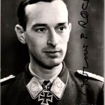 Knights Cross Winner Signature Of Werner p. Roell