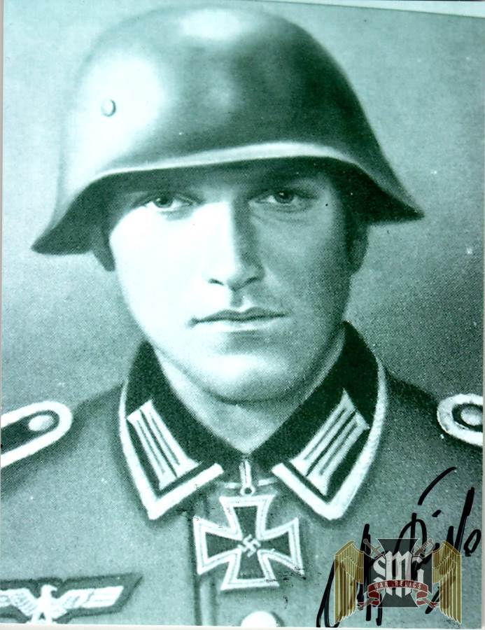 SMGM-3815 Knights Cross Winner Signature Of Otto Riehs