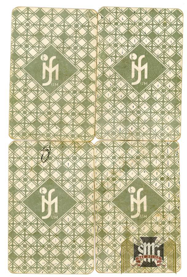 Unsere Luftwaffe Playing cards incomplete set of 11