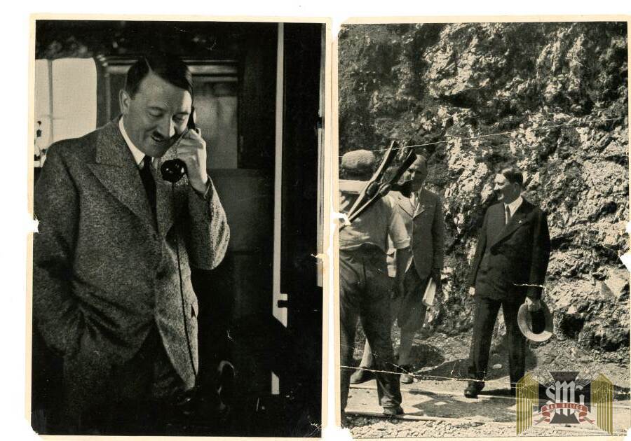 6pc Cigarette cards From Adolf Hitler Album