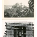 2pc Early 50's photo of eagles nest and Gestapo HQ