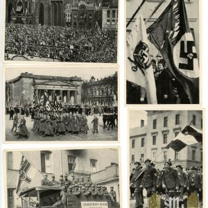 Germany Awakes Cigarette cards 8 pc lot SA marches and other