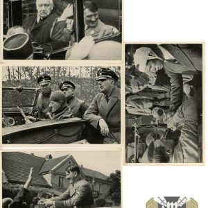Germany Awakes Cigarette cards 4 pc lot Hitler in his car #126, 89, 55, 82