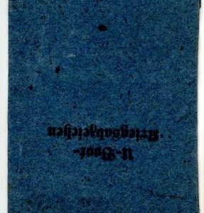 U Boat Badge Award Packet by Schwerin