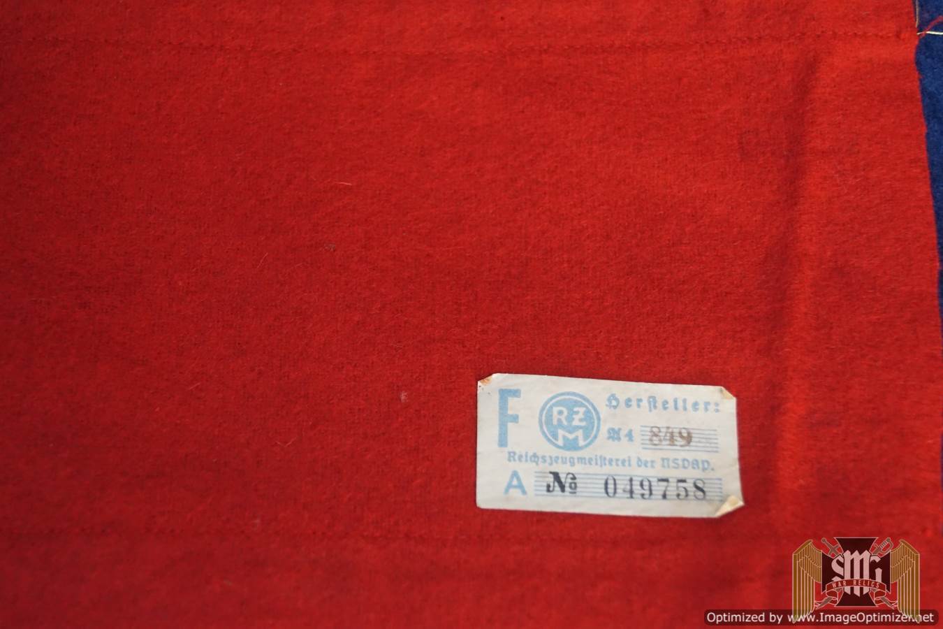 Political Leader NSDAP Armband Kreis Level Administrative with White Piping