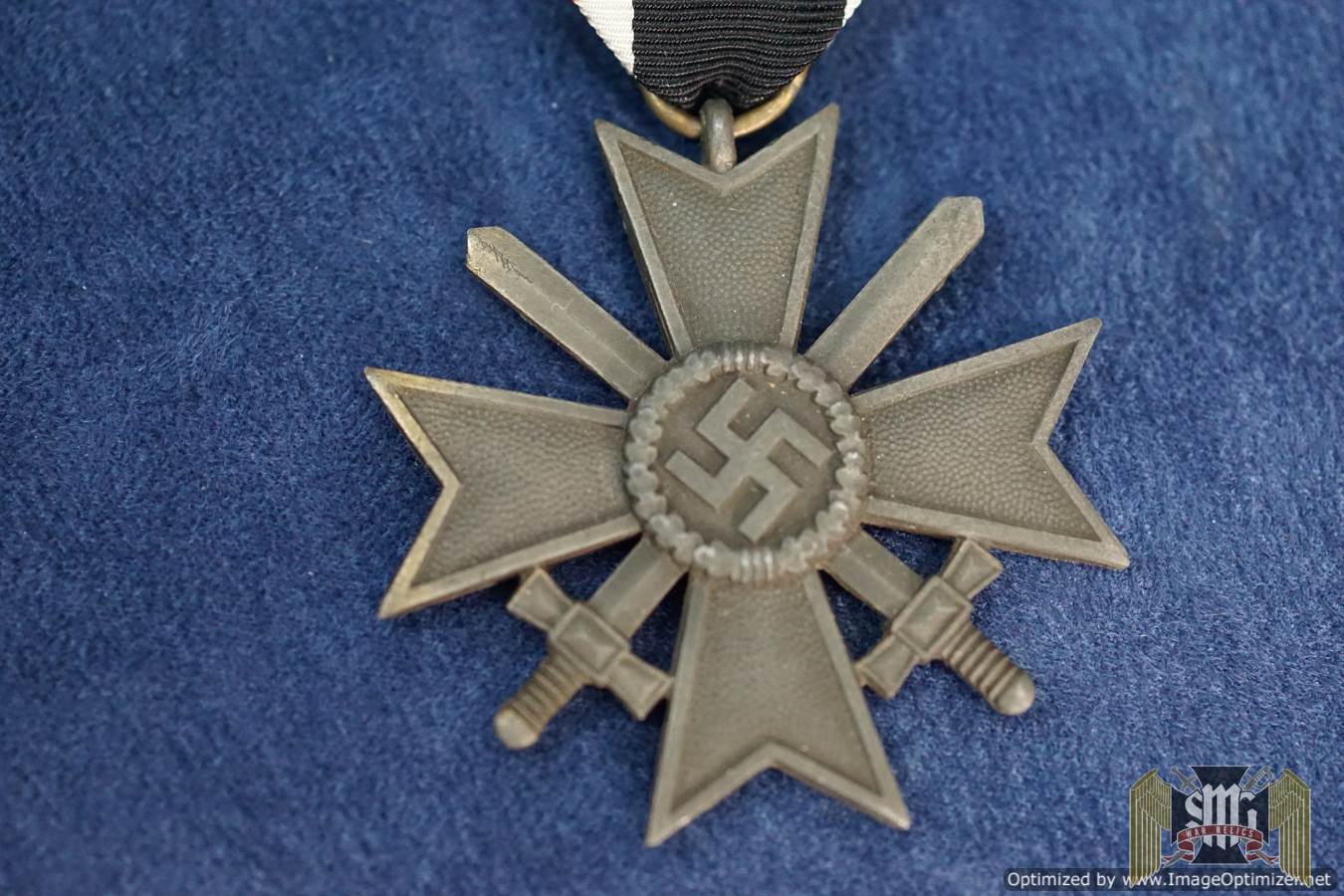 War Merit Cross 2nd class w/swords zinc