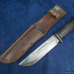 WW2 CATTARAUGUS 225Q FIGHTING KNIFE & SHEATH