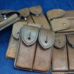 SURPLUS ORIGINAL CHINESE C96 LEATHER PISTOL AMMO POUCH