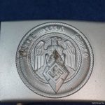 Hitler Youth Buckle by Christian Theodor Dicke RZM 4/22