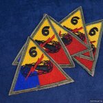 6th Armored Division WW2 era patch