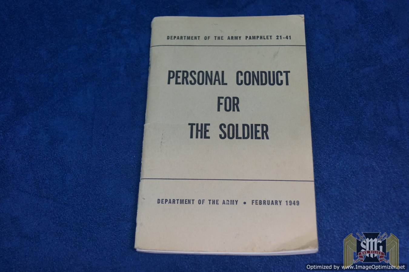 1949 personal conduct for the soldier