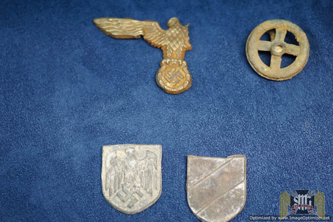 Ground dug Kriegsmarine Pith Helmet set