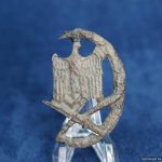Ground dug General Assault badge hollow back