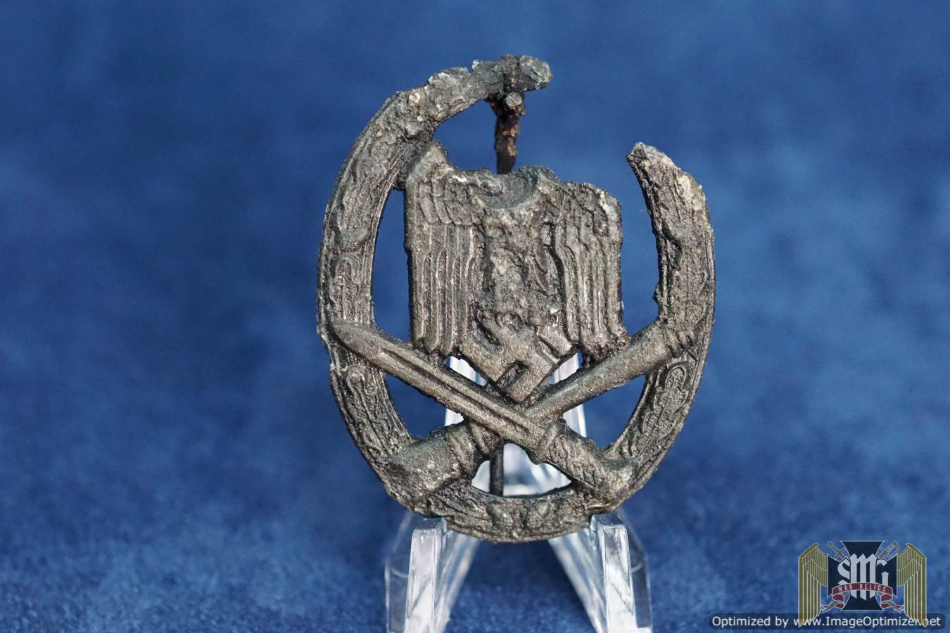 Ground dug General Assault badge Zinc Assmann
