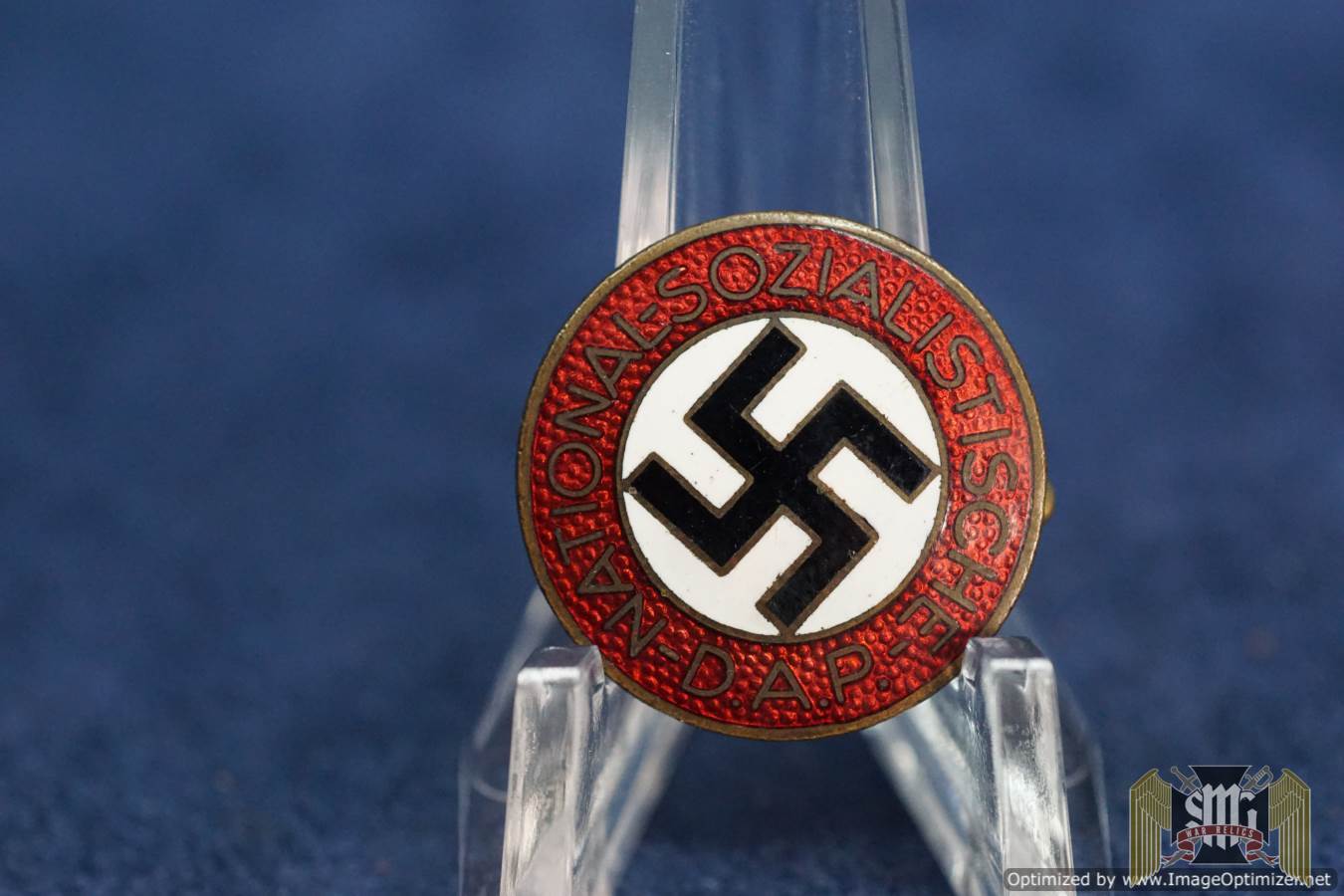 NSDAP Party Badge by M1/66 Fritz Kohm Pforzhiem