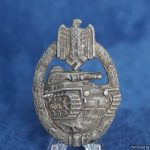 Panzer Assault badge by Karl Wurster no catch