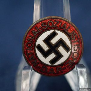 NSDAP Party Badge Pre RZM Ges. Gesch. Marked