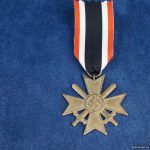 War Merit Cross W/ swords Early Tombak