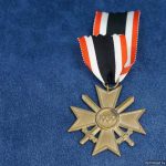 War Merit Cross W/ swords Early Tombak