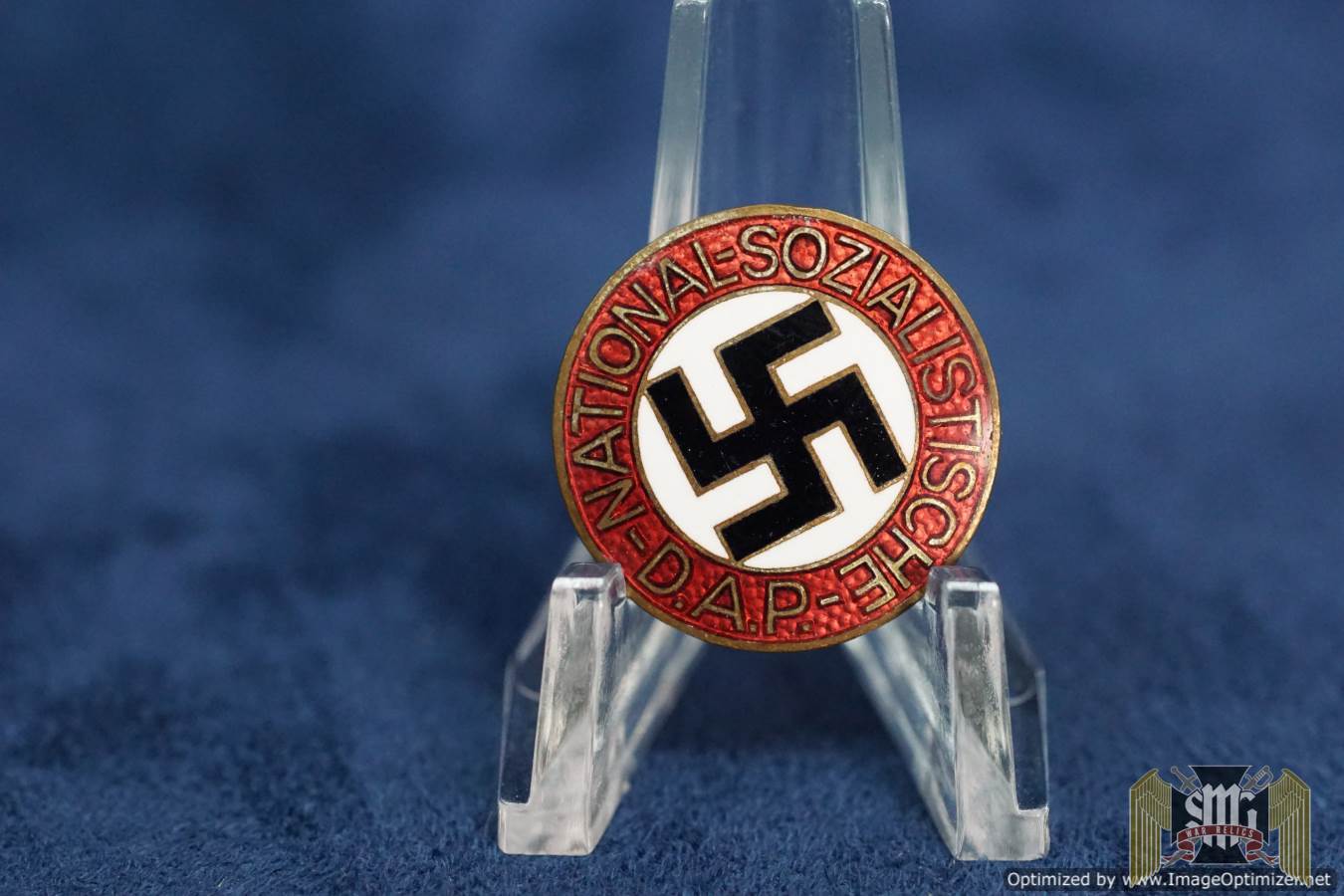 NSDAP Party Badge by M1/15 Ferdinand Hoffstätter, Bonn am Rhein